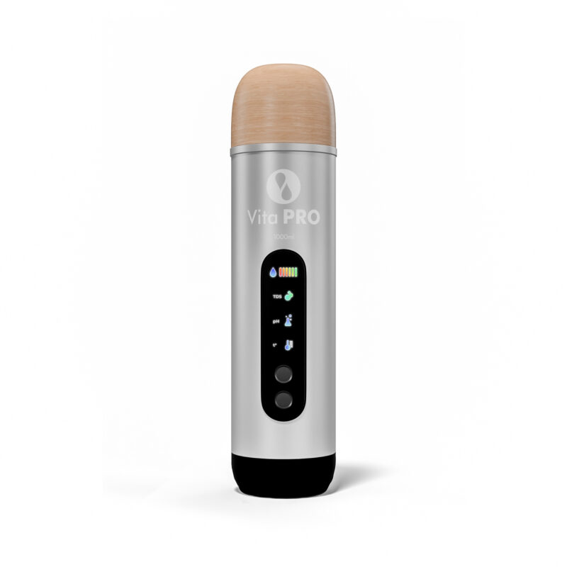 VITA PRO ALUMINIUM 1000ml Wood Lid - Image 2